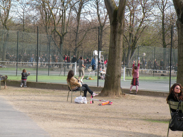 terrains de tennis du jardin du Luxembourg